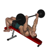 Barbell Press - Decline Guillotine